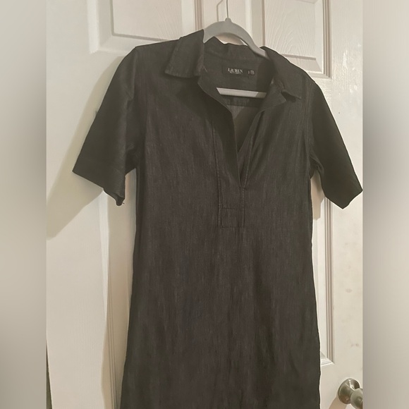 Ralph Lauren Black Short Sleeve Dress - Picture 3 of 4